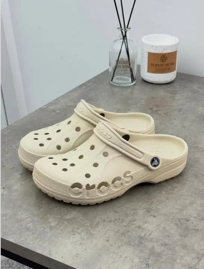 Crocs Baya CLOGS BEIGE CREAM(FIX)