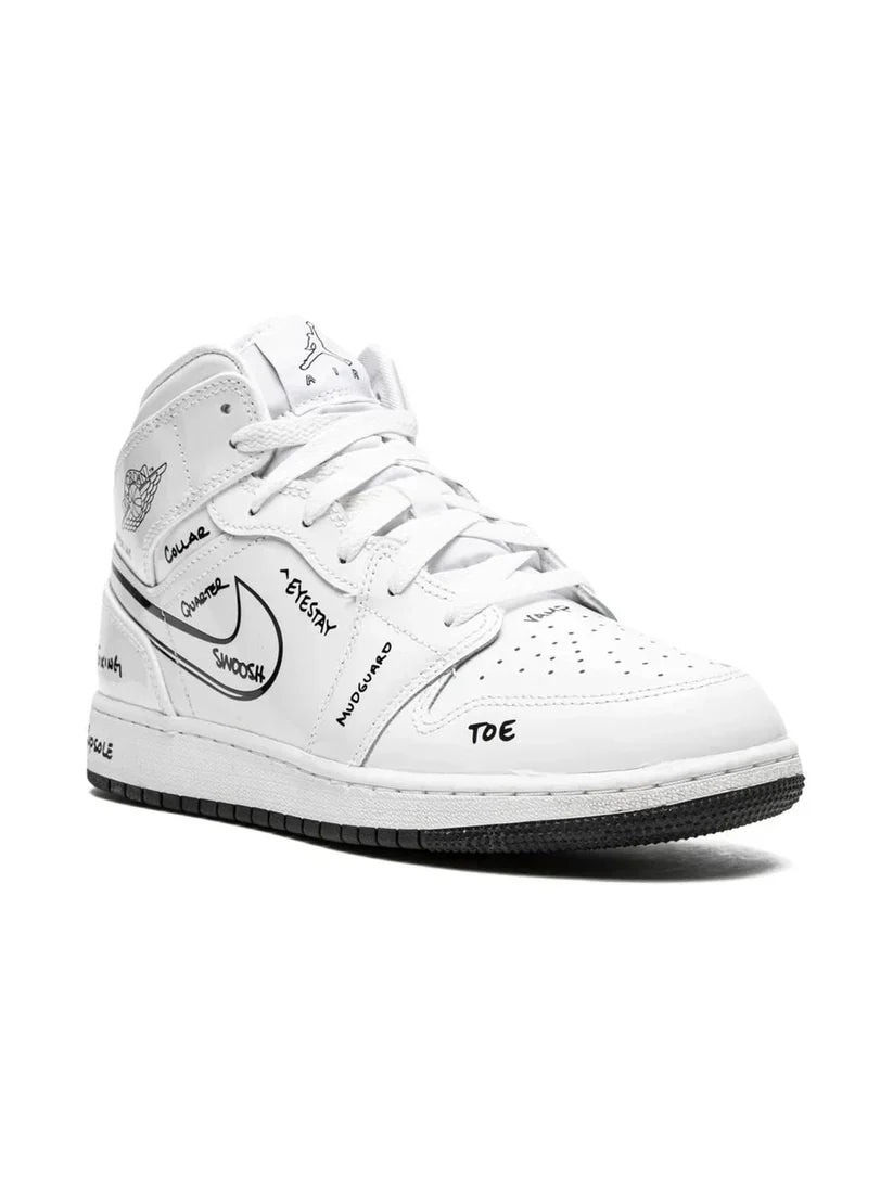 jordan retro 1 mid SCHEMATIC SALE