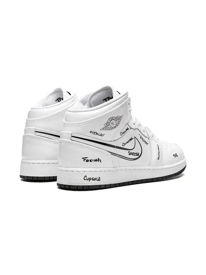 jordan retro 1 mid SCHEMATIC
