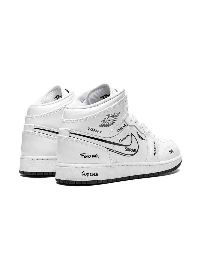 jordan retro 1 mid SCHEMATIC SALE