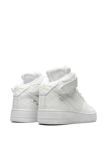 Airforce 1 Mid All White Women Sale