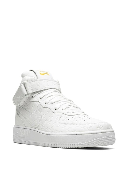 Airforce 1 Mid All White Women Sale