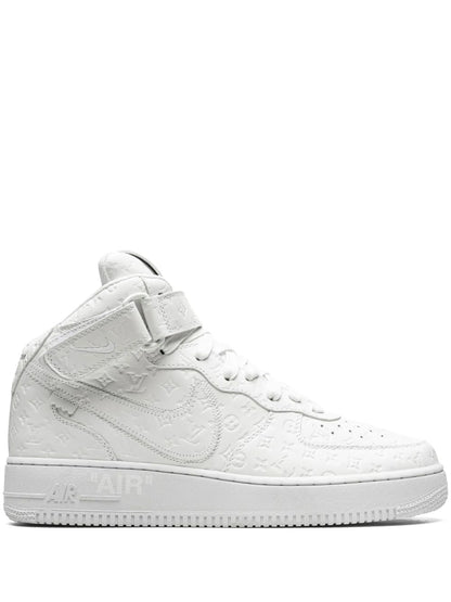 Airforce 1 Mid All White Women Sale