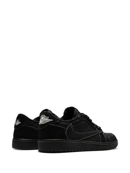 Travis Scott x Air Jordan 1 Low OG Black Phantom With Same Full Kit S Show In Image same Packing