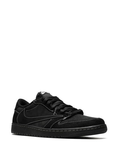 Travis Scott x Air Jordan 1 Low OG Black Phantom With Same Full Kit S Show In Image same Packing