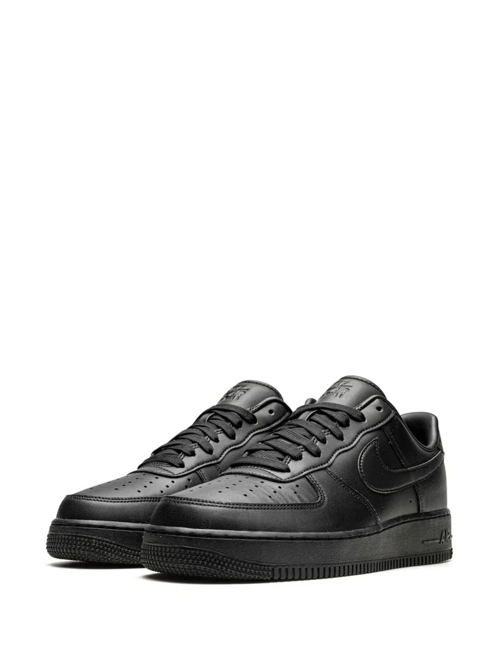 Nik_e AirForce 1 Low 07 Triple Black UA Quality With Dust Bag Hand Carry Bag