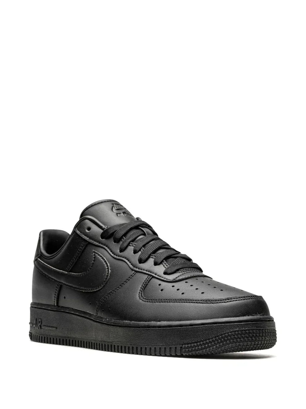 Nik_e AirForce 1 Low 07 Triple Black UA Quality With Dust Bag Hand Carry Bag