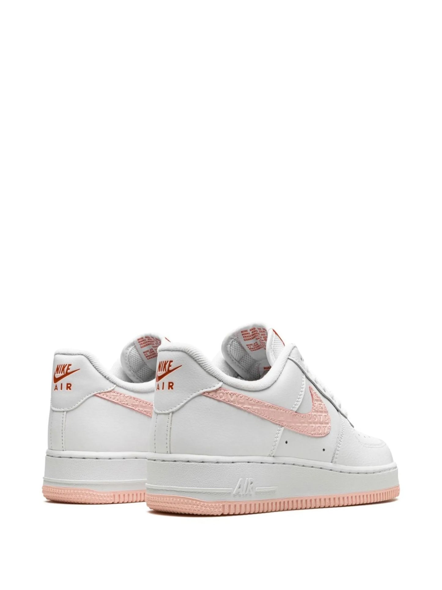 Nik airforce 1 valentine white pink for her 2025