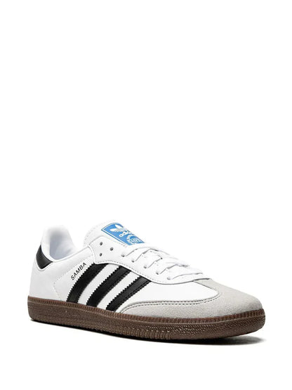 ADIDA.S SAMBA WHITE BLACK WITH KEYCHAIN