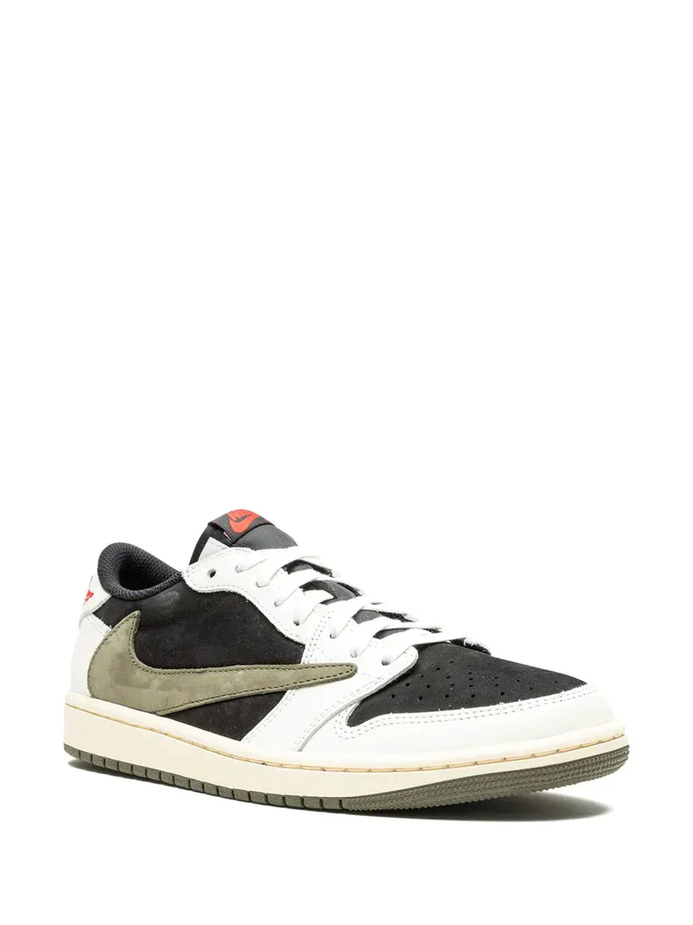 Air Jordan Retro 1 X Travis Scott Olive Green Semi ua
