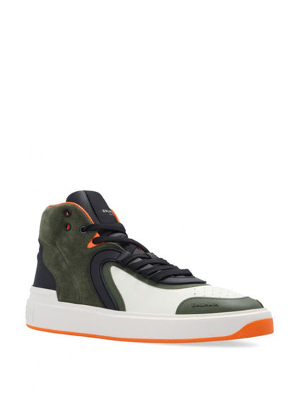 Balmain B Skate High Top Sneaker Green