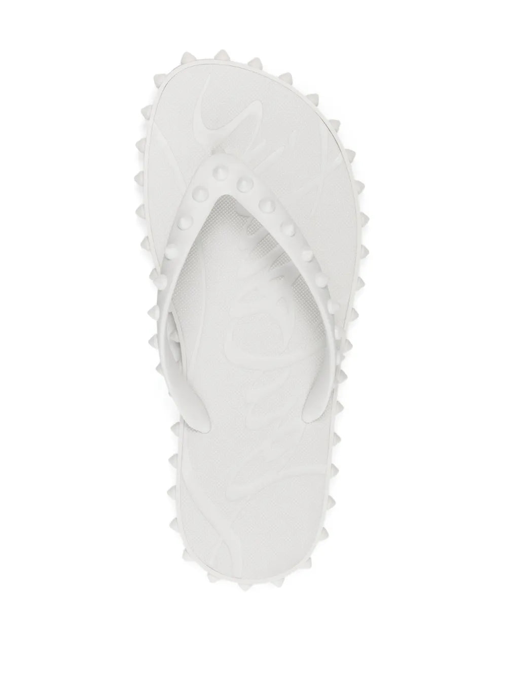 Chrisstian Loubouutin Loubi Flip White