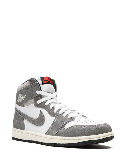 Nike Air Jordan Retro 1 High Washed Grey Black