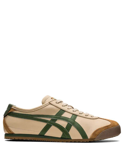 Onitsukaa Tiger MEXICO 66 Beige Grass Green 1st Leather Quality Fix