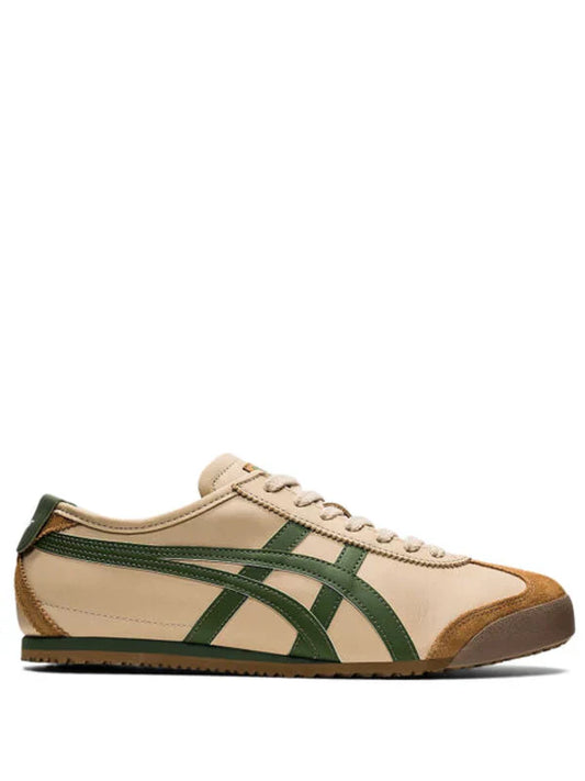 Onitsukaa Tiger MEXICO 66 Beige Grass Green 1st Leather Quality Fix