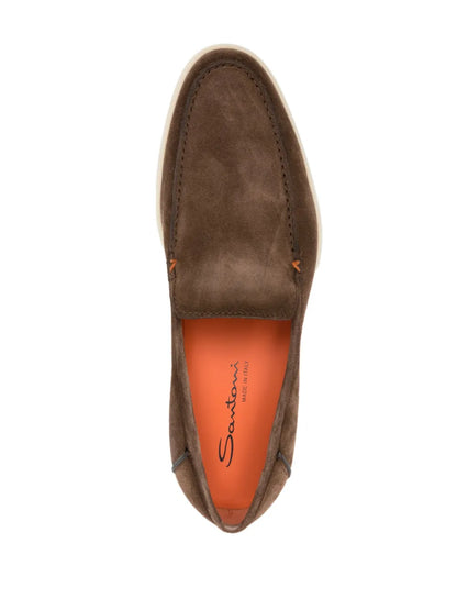 LORO PIANA SUMMER WALKS LOAFER SUEDE BROWN 200