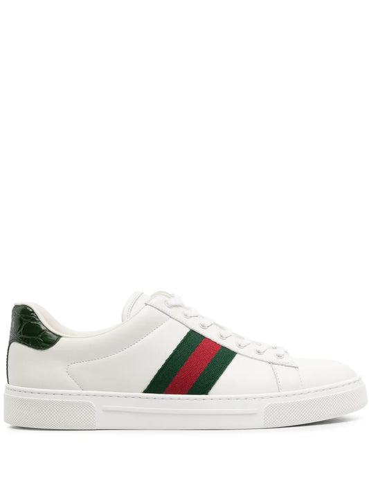 Guccii ACE BLUE RED TRAINER 407