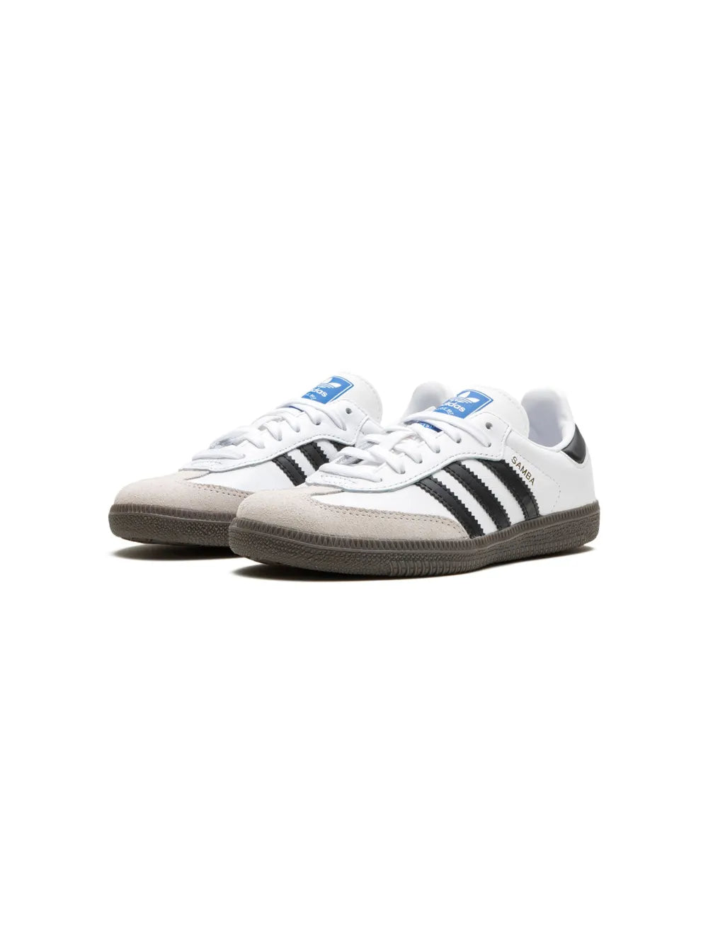 ADIDA.S SAMBA WHITE BLACK WITH KEYCHAIN WOMENS FIX