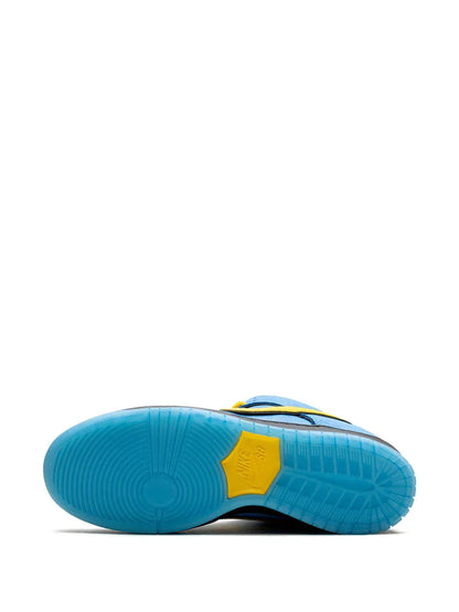 powerpuff x sb dunk low bubbles blue