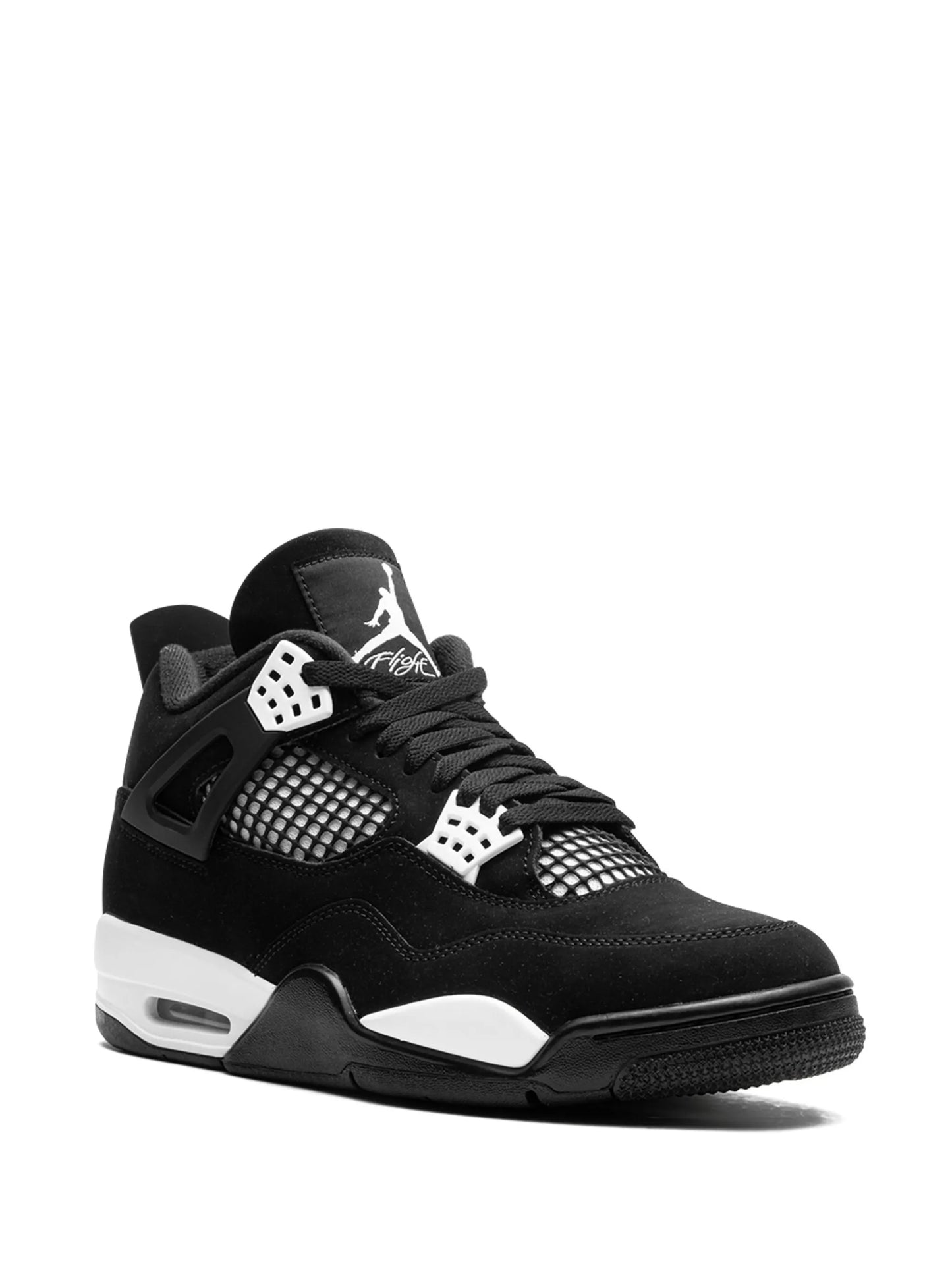 Air Nikee Jordan Retro 4 Thunder Black White Semi UA