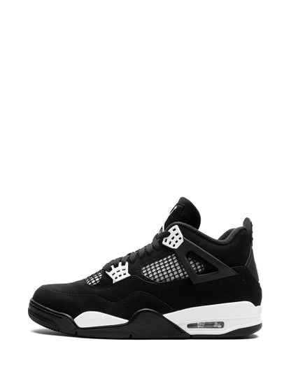 Air Nikee Jordan Retro 4 Thunder Black White Semi UA
