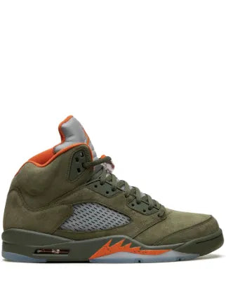 AIR JORDAN RETRO 5 OLIVE GREEN SALE