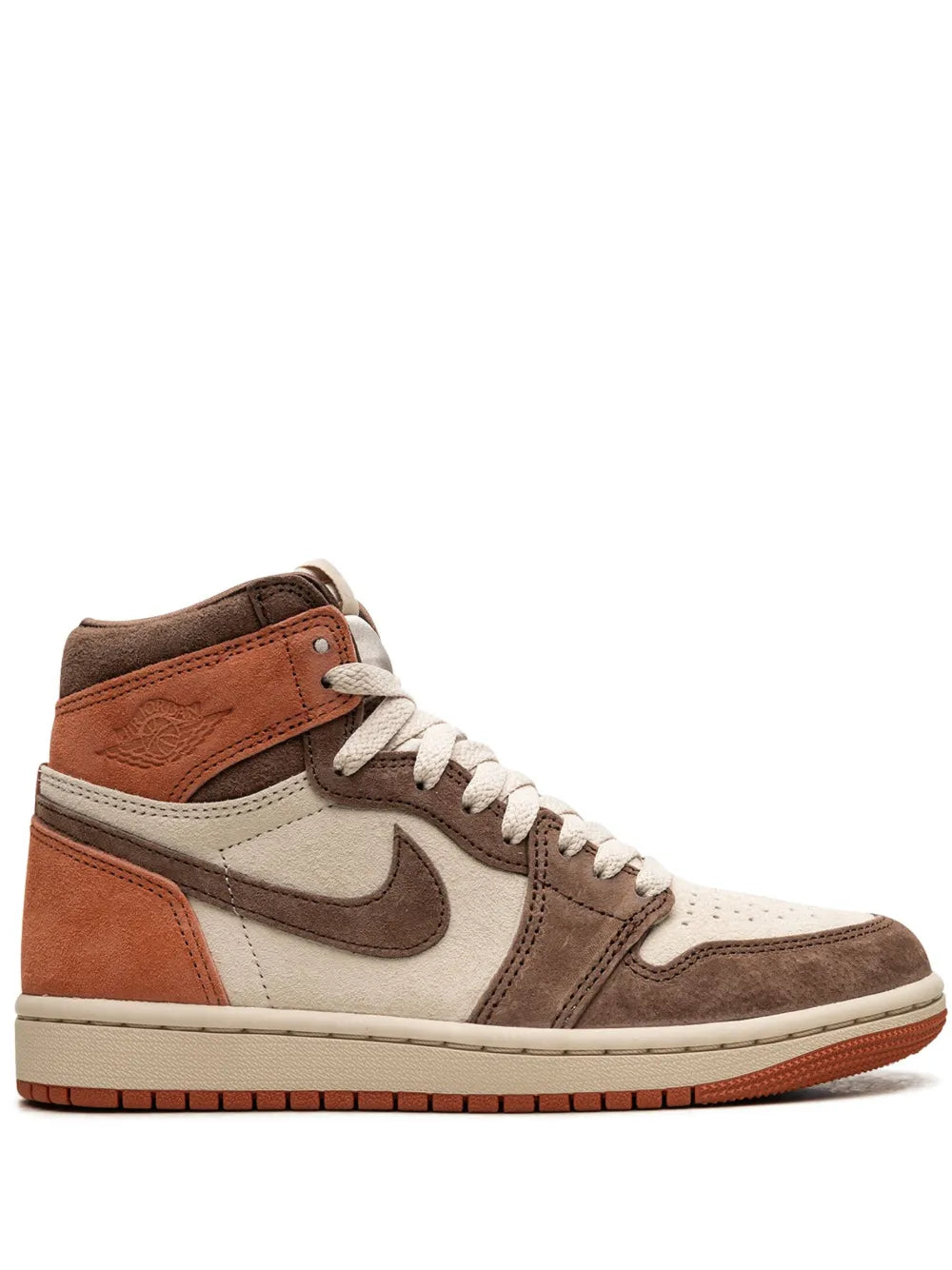 NIK_E JORDAN 1 HIGH DUSTED CLAY SUEDE MATERIAL FIX
