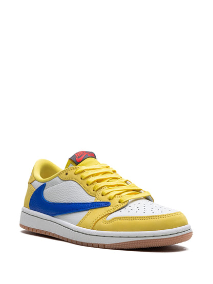 NIK.E AIR JORDAN 1 LOW TRAVIS SCOTT CANARY