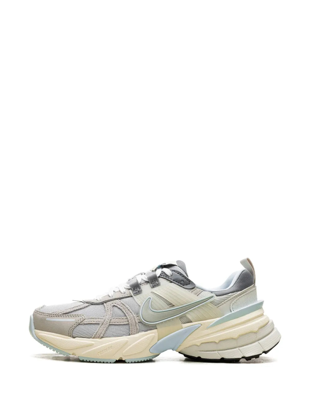 NIKE V2K LIGHT BONE METALLIC PLATINUM