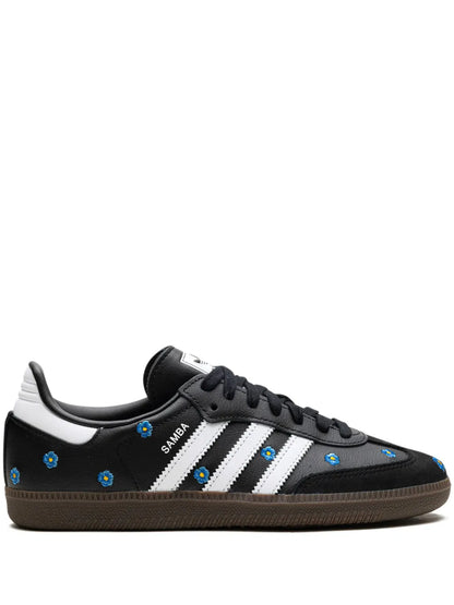 Adidass Originals Samba OG Sneakers Light Blue Floral Core Black