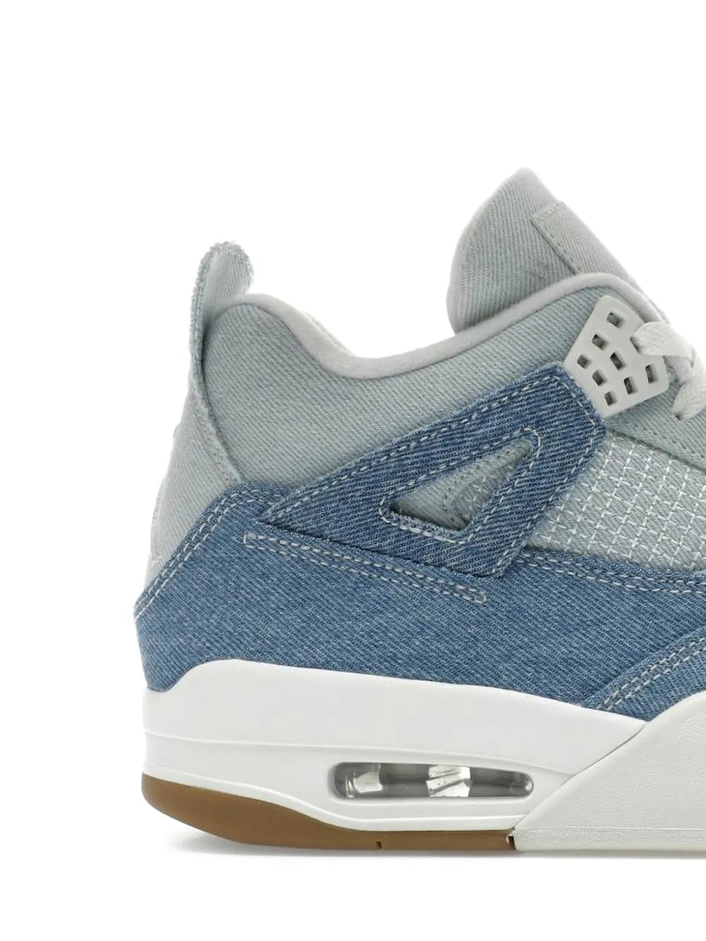 Nikee Air Jordan 4 Retro Tex Shoes Denim Sail Gum