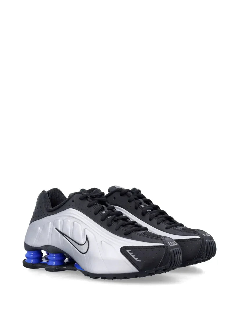 Nikee Shox R4 Black Metallic Silver Racer Blue