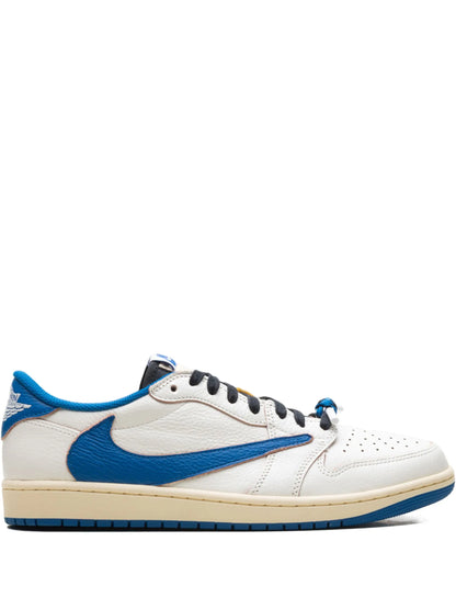 Nik_e Air Jordan Retro 1 Low X Travis Scott Fragment 2.0 UA Quality x heat with brown box