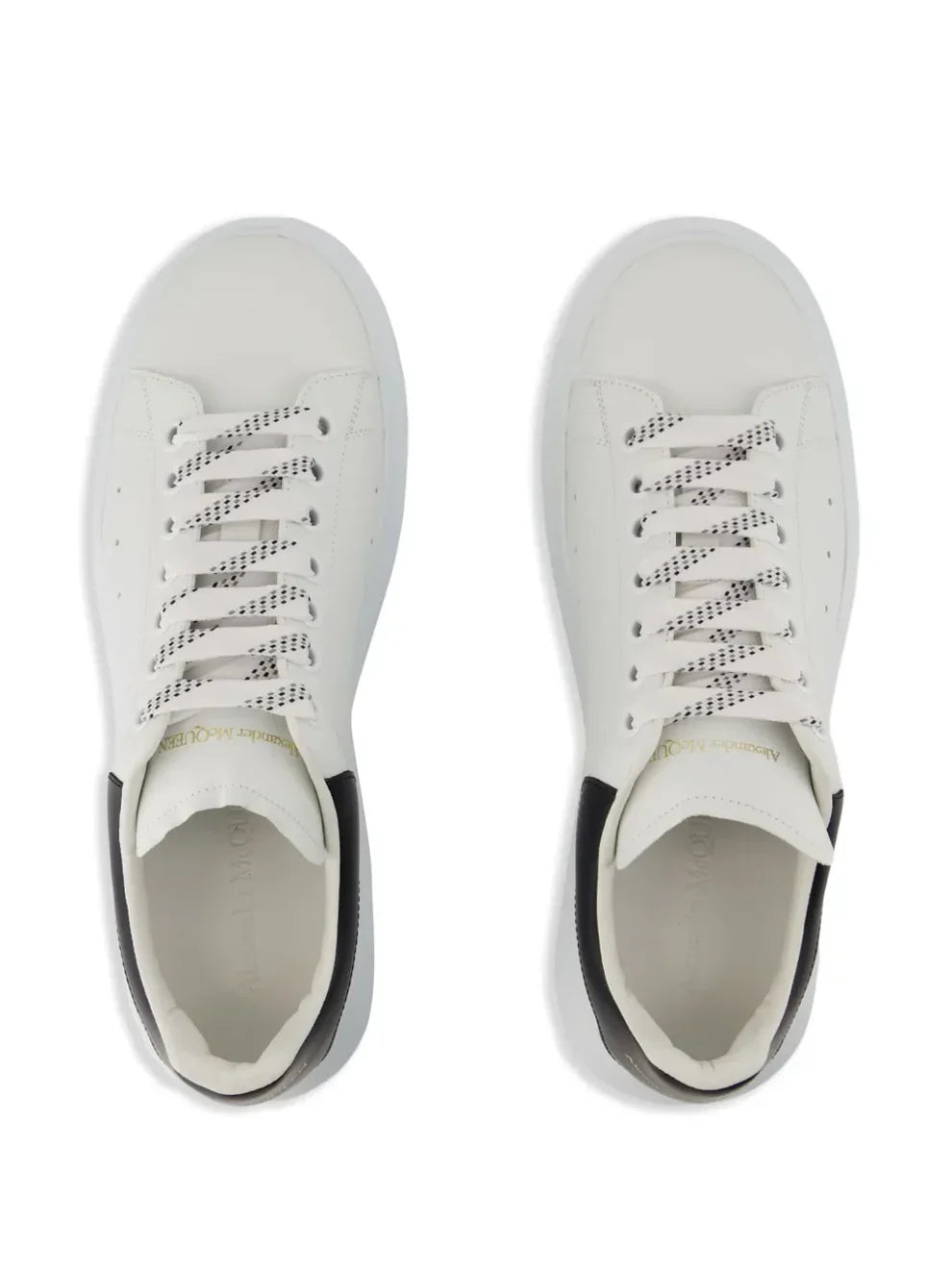 Alexander McQuee.n White Sneakers With Card Bill carry Bag & Og Box