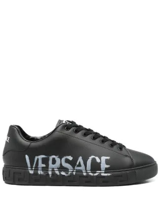 Versace La Greca sneakers in leather