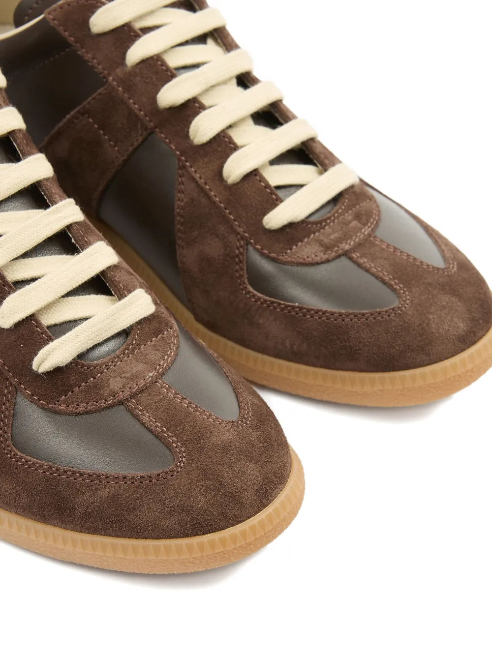 Maison margiela replica sneakers brown