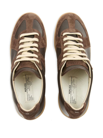 Maison margiela replica sneakers brown