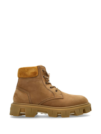 Loui.s vuitto.n LV Checker Ranger Boots Tan