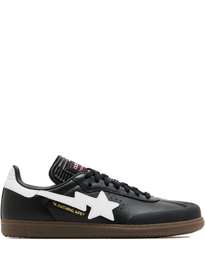 ADIDA.S SAMBA BAPE BLACK WHITE BLACK SNEAKER