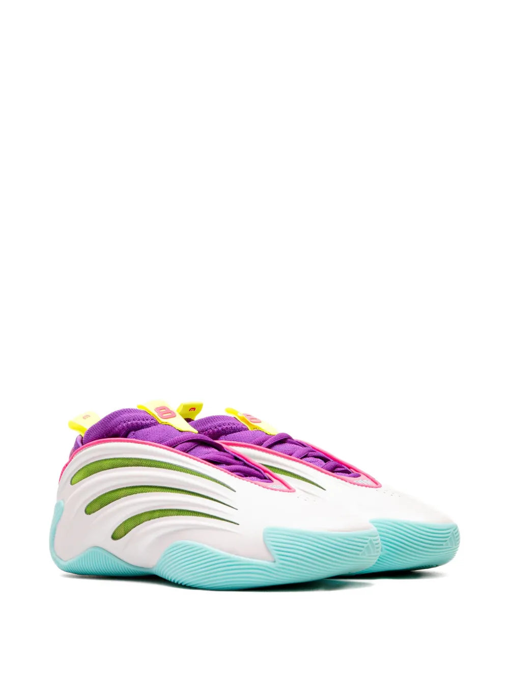 Adida_s Harden x Jalen Williams Volume 9 White Lucid Lime Pink Fix