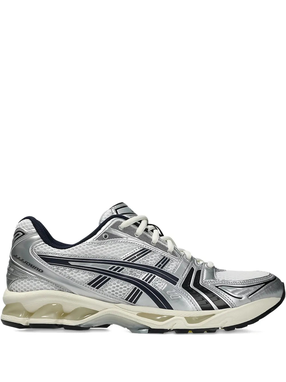 Asic.s gel kayano 14 x jjjjound metallic silver black