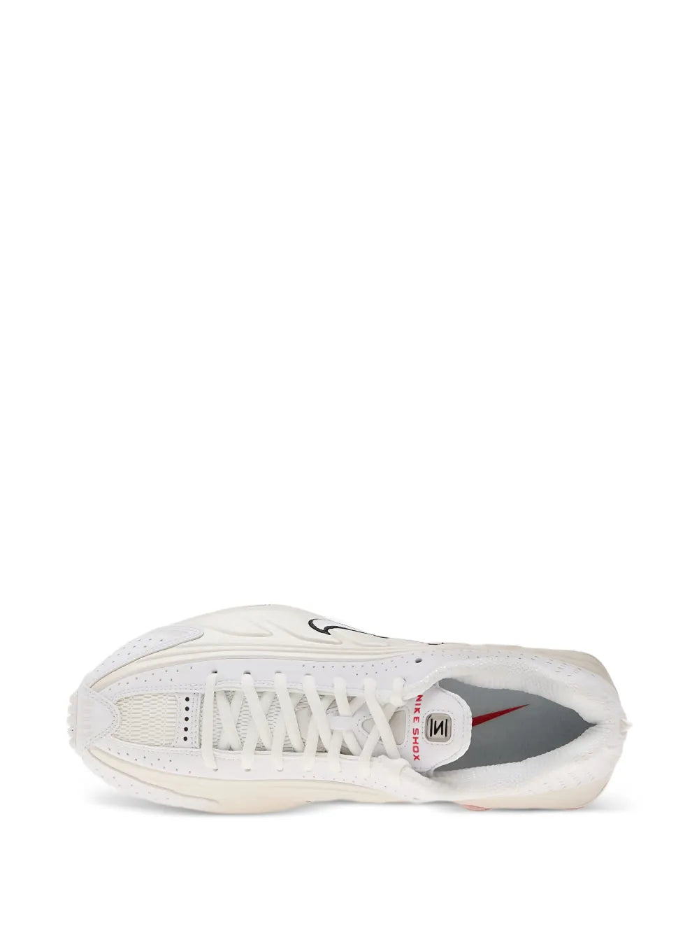 nikee Shox R4 White Red Phantom