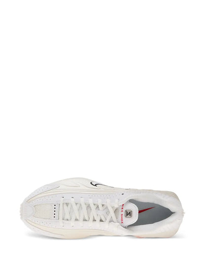 nikee Shox R4 White Red Phantom