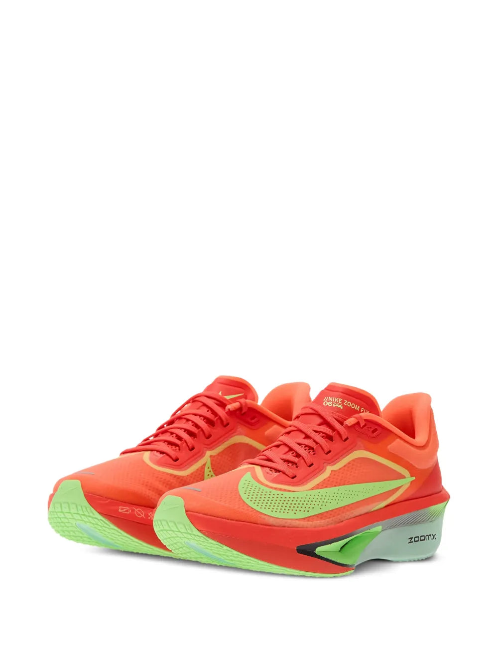 NIK_e Zoom Fly 6 Bright Crimson Orange Fix