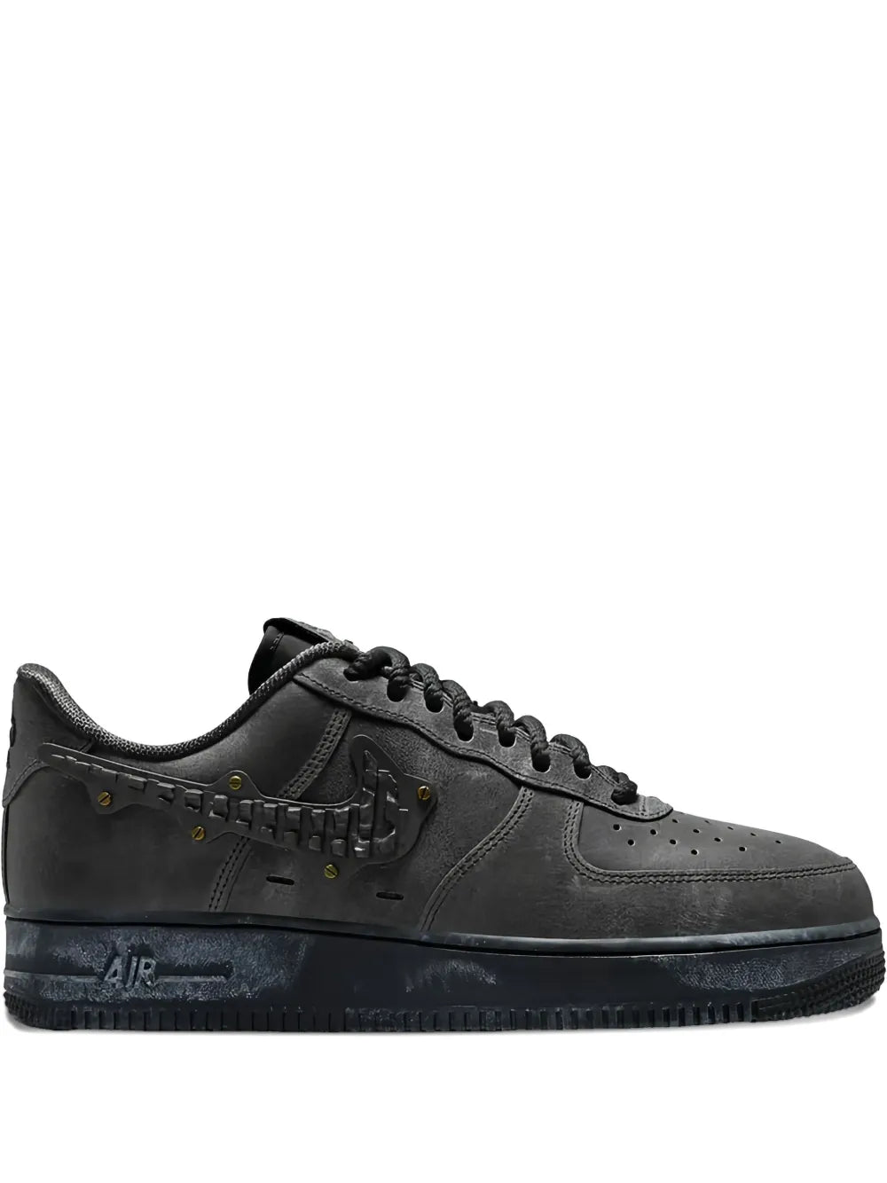 Nik_e Airforce 1 Low Medium Ash Black Fix