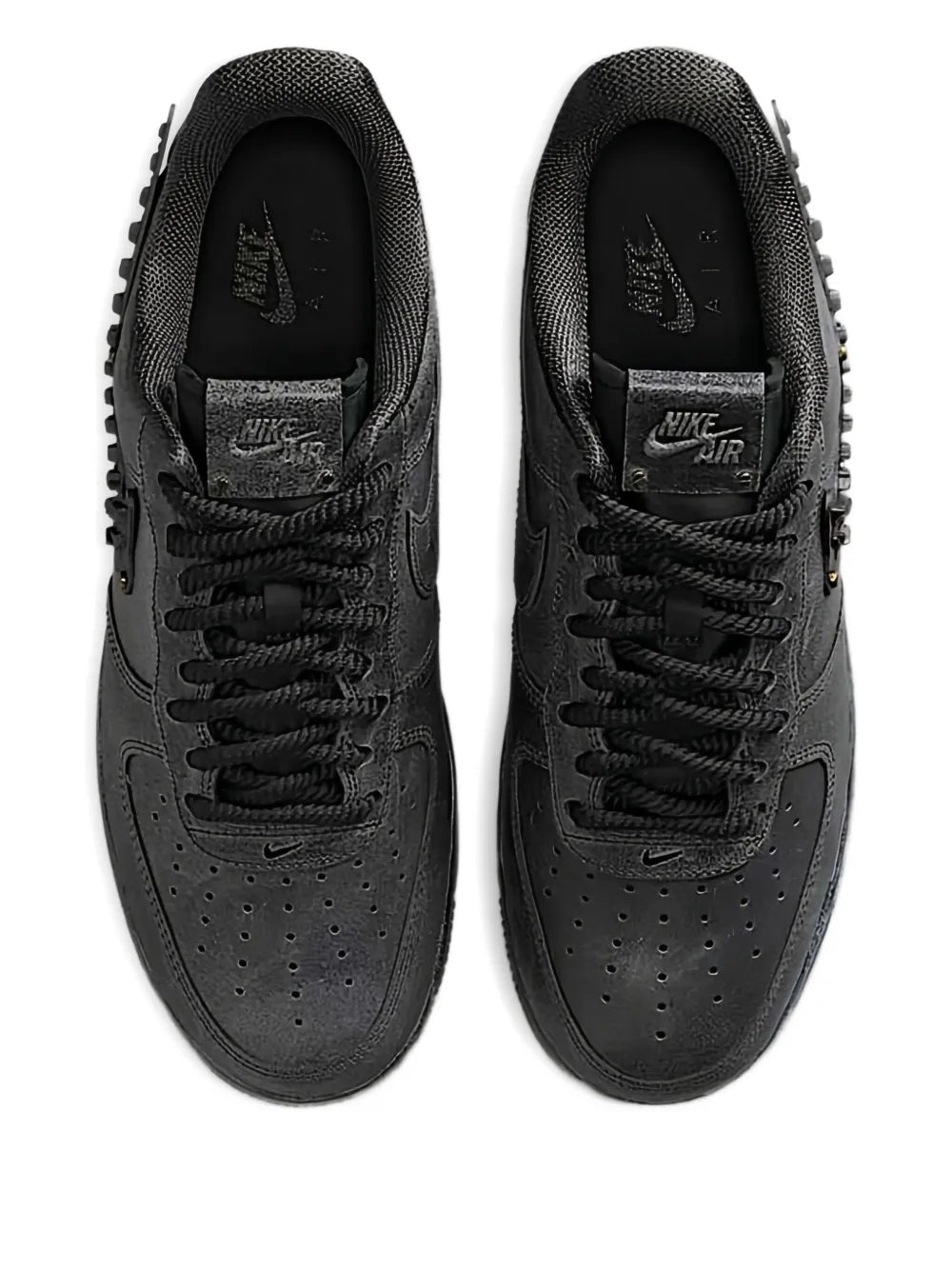Nik_e Airforce 1 Low Medium Ash Black Fix