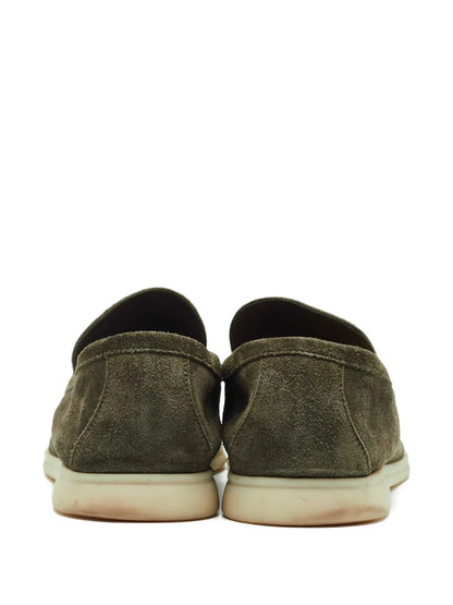 LORO PIANA SUMMER WALKS LOAFER SUEDE GREEN 300