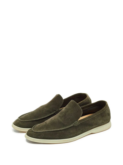 LORO PIANA SUMMER WALKS LOAFER SUEDE GREEN 300