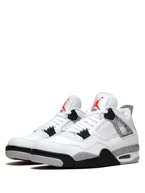 Nikee Air Jordan Retro 4 White Cement Semi Ua Quality
