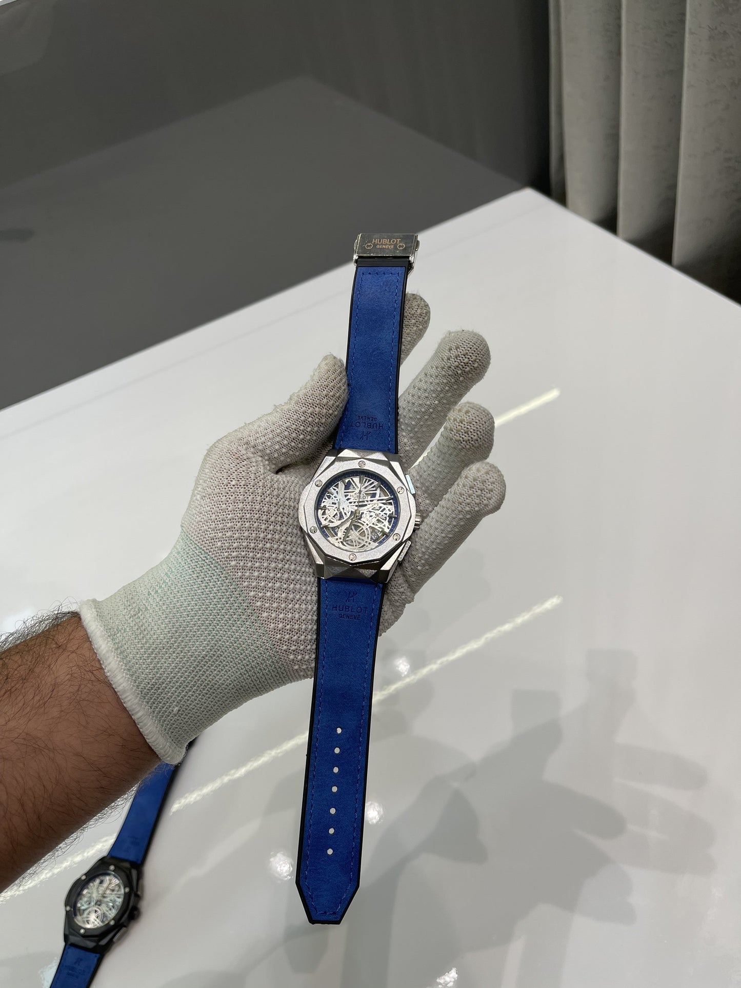 HUBLOT SILVER QUARTZ WATCH
